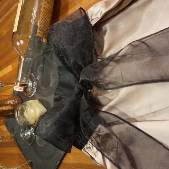 Satin Hostess Cocktail Apron - Picture 6 of 8